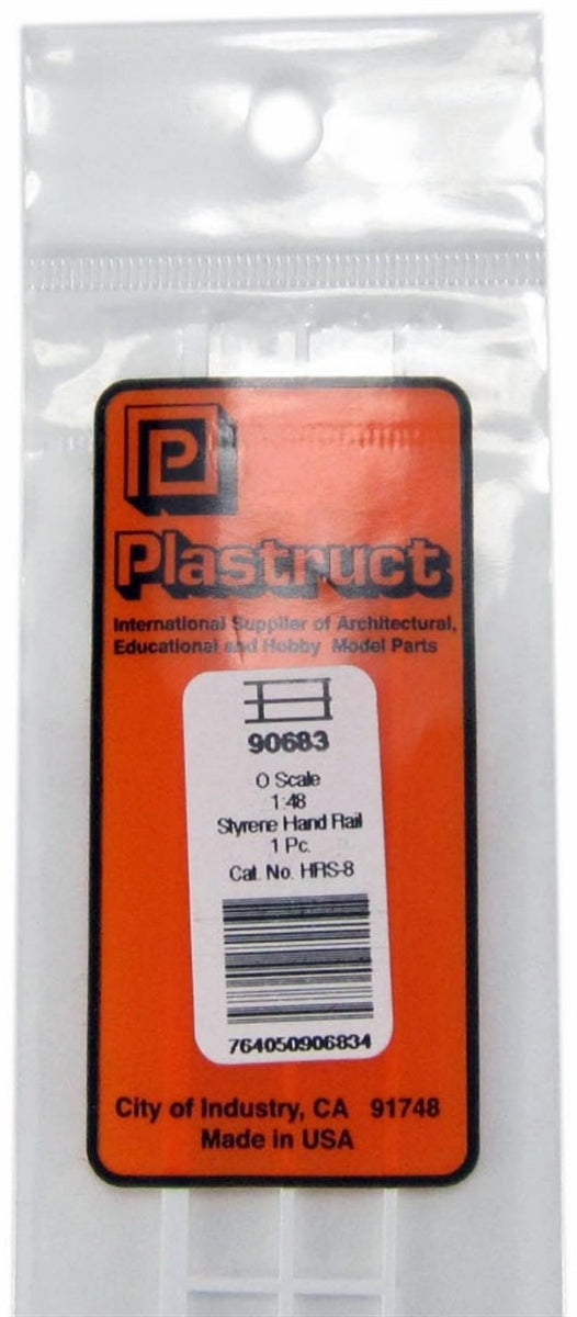 Plastruct Supplies Plastruct O 90683 HRS-8 Styrene Hand Rails