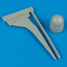 Quickboost Details DETAIL PARTS Quickboost Details 1/72 Beaufighter Mk X Radar & Tail Fin for HSG