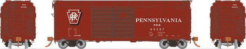 Rapido Rapido 123010-2 PRR X31A Double-Door Boxcar Late Shadow Keystone #69156 HO Scale