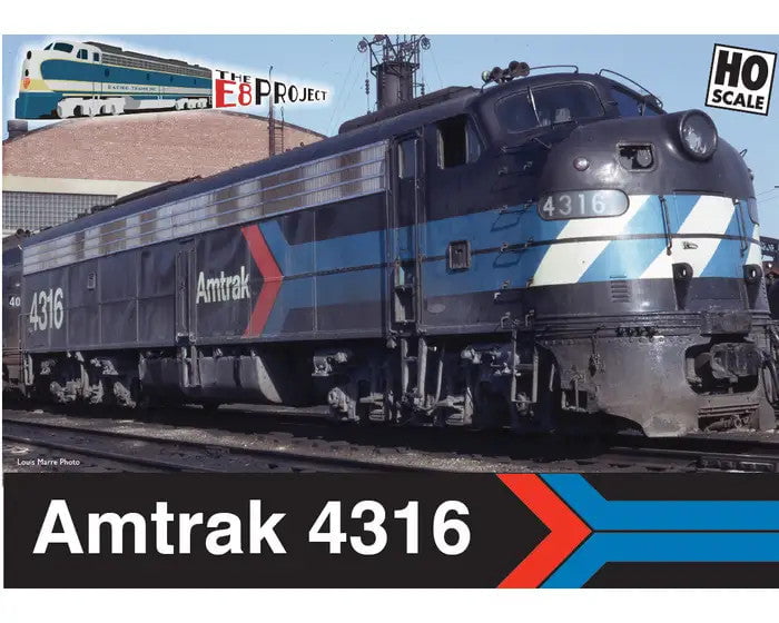 Rapido Rapido 28599 EMD E8A - Amtrak - Early Black Scheme: #4316 w/LokSound & DCC HO Scale