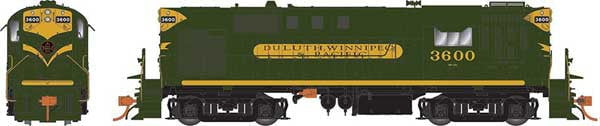 Rapido Rapido 31567 ALCO RS-11 DW&P - Duluth, Winnipeg & Pacific #3607 (As-Delivered, green, yellow) w/LokSound & DCC HO Scale