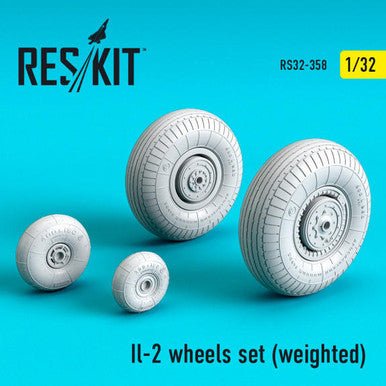 ResKit ResKit 1/32 Il-2 wheels set (weighted)