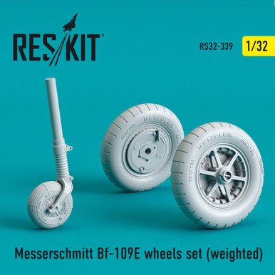 ResKit ResKit 1/32 Messerschmitt Bf-109E wheels set (weighted) (1/32)