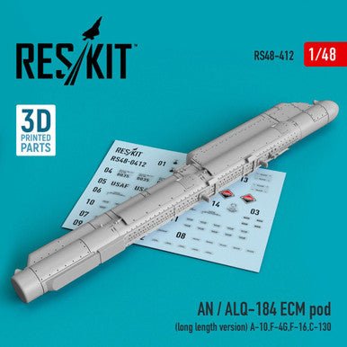 ResKit ResKit 1/48 AN / ALQ-184 ECM pod (long length version)