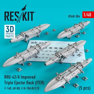 ResKit ResKit 1/48 BRU-42/A Improved Triple Ejector Rack (ITER) (5 pcs)