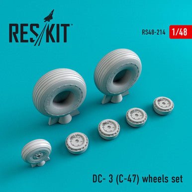 ResKit ResKit 1/48 DC- 3 (C-47) wheels set