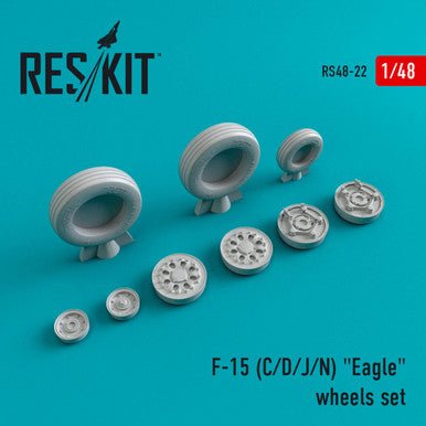 ResKit ResKit 1/48 McDonnell DouglasF-15 (C/D/J/N) Eagle wheels set