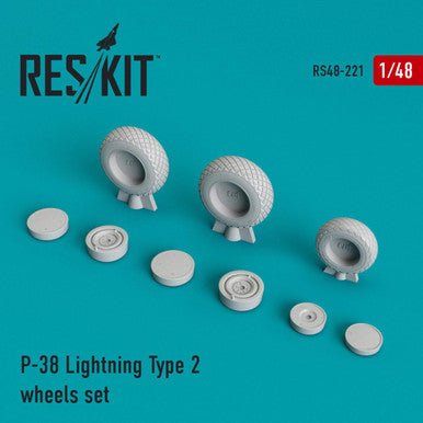 ResKit ResKit 1/48 P-38 Lightning Type 2 wheels set