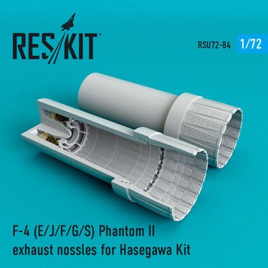 ResKit ResKit 1/72 F-4 Phantom II (E/J/F/G/S) exhaust nossles for Hasegawa Kit (1/72)