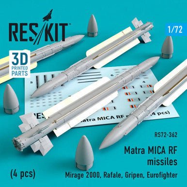 ResKit ResKit 1/72 Matra MICA RF missiles (4 pcs)