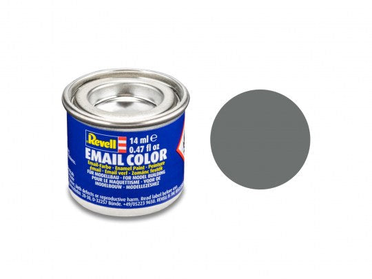 Revell 32147 14ml Tin Enamel Email Color Paint - Mouse Grey Matte