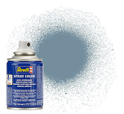 Revell 34157 100ml Acrylic Spray Color Paint - Grey Matte (Ok for Lexan RC Car Bodies)