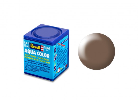 Revell 36381 18ml Bottle Acrylic Aqua Color Paint - Brown Silk