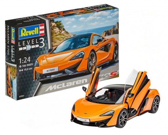 Revell Germany MODEL CARS Revell Germany 1/24 McLaren 570S Race Car Kit