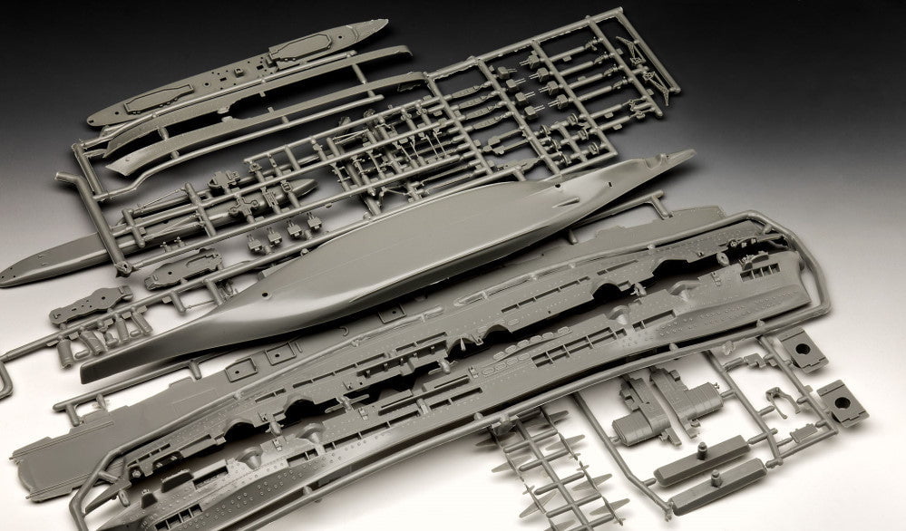 Revell Germany MODEL SHIPS Revell Germany 1/720 HMS Ark Royal/Tribal Class Destroyer Kit