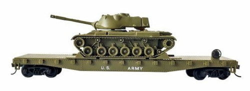 Rock Island Hobby Rock Island Hobby RIH032160 HO Scale US Army Flat Cat with Tank 032160