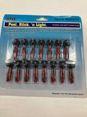 Rock Island Hobby Rock Island Hobby RIH511 Peel. Stick. 'n Light 15 Pack 511