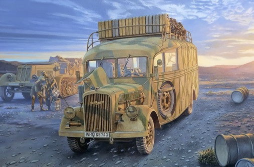 Roden MILITARY MODEL Roden 1/35 Opel 3.6-47 Blitz Stabswagen Omnibus Kit