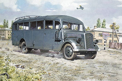 Roden MILITARY MODELS Roden 1/72 Opel Blitz 3.6-47 Model W39 Ludewig Early Omnibus Kit