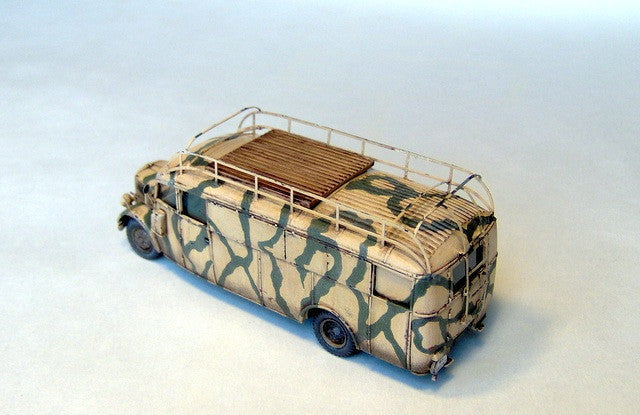 Roden MILITARY MODELS Roden 1/72 Opel Blitz 3.6-47 Stabswagen Omnibus Kit