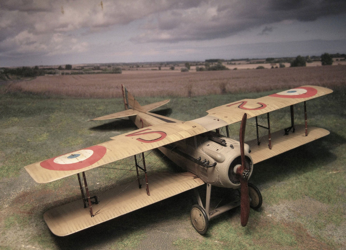 Roden MODEL AIRPLANES Roden 1/32 Spad VII CI Early WWI Main French BiPlane Fighter Kit