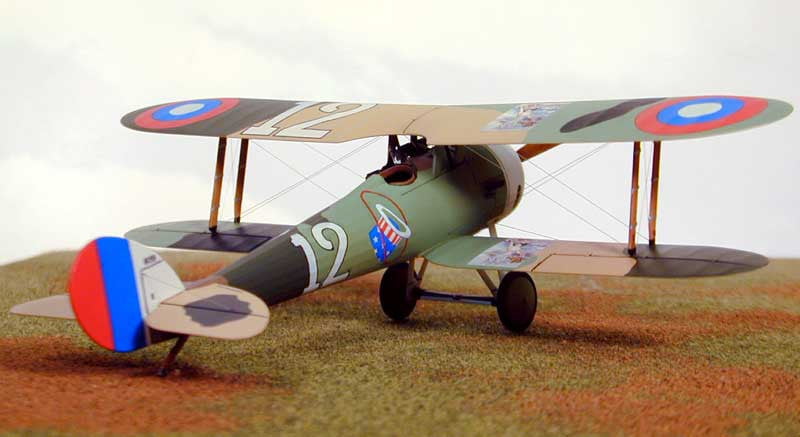 Roden MODEL AIRPLANES Roden 1/48 Nieuport 28c1 WWI French BiPlane Fighter Kit