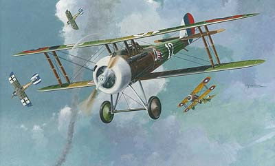 Roden MODEL AIRPLANES Roden 1/48 Nieuport 28c1 WWI French BiPlane Fighter Kit
