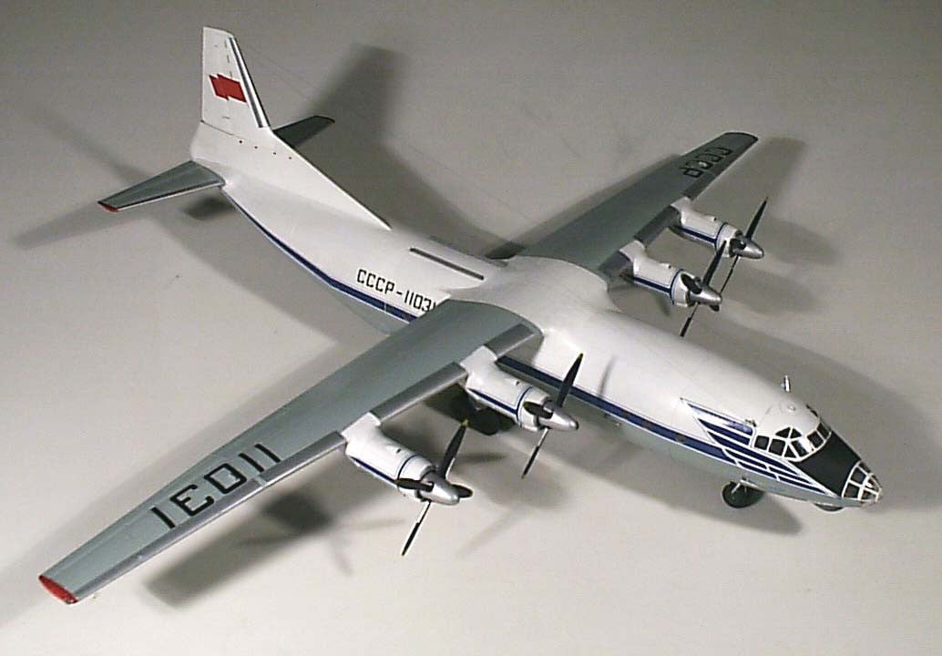 Roden MODEL AIRPLANES Roden 1/72 An12BK Civil Soviet Transport Aircraft Kit