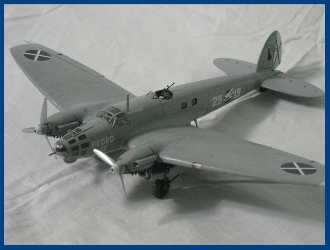 Roden MODEL AIRPLANES Roden 1/72 Heinkel He111B1/2 WWII Bomber Kit