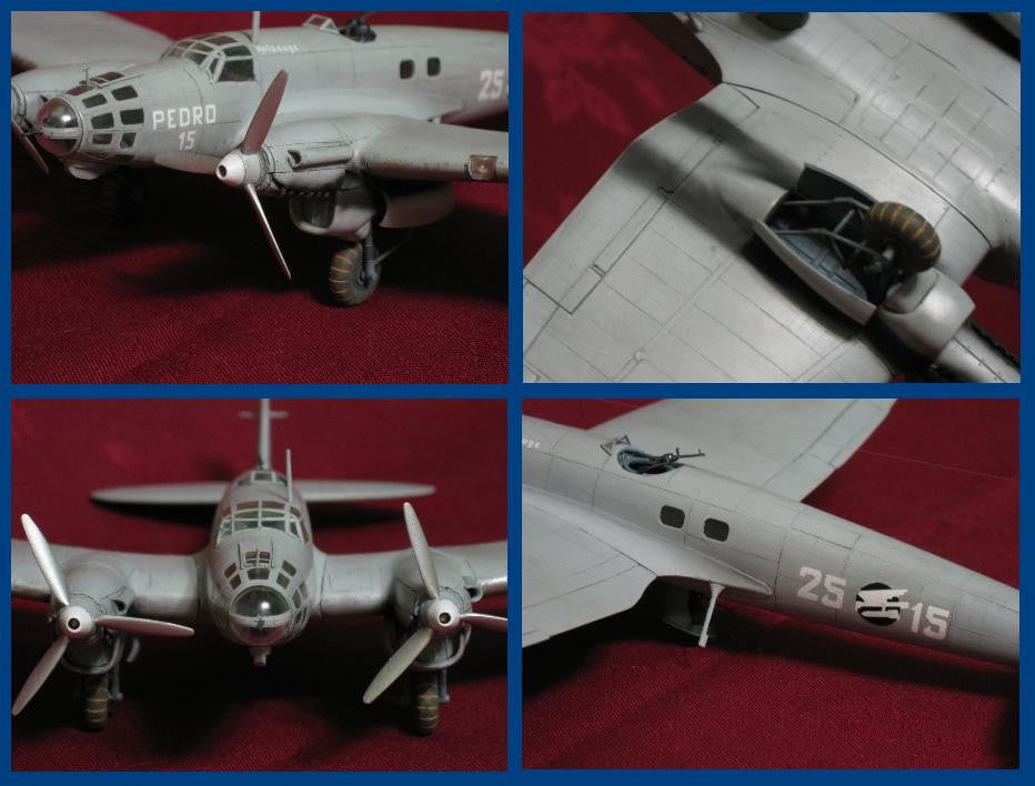Roden MODEL AIRPLANES Roden 1/72 Heinkel He111B1/2 WWII Bomber Kit