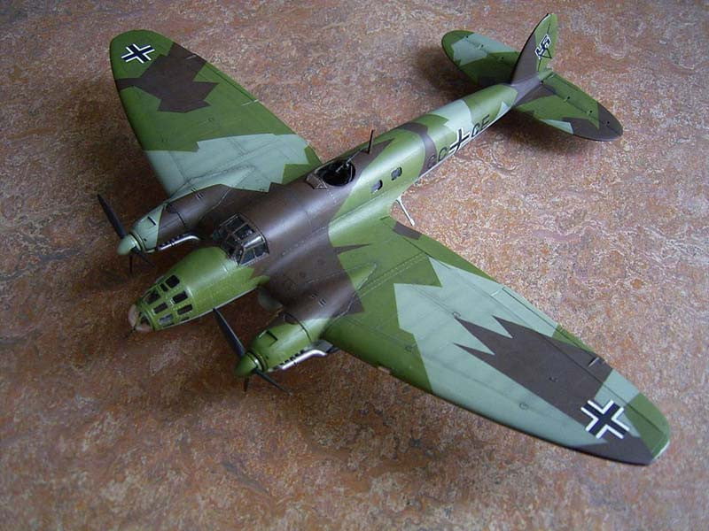 Roden MODEL AIRPLANES Roden 1/72 Heinkel He111E Luftwaffe Bomber Kit