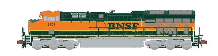 ScaleTrains ScaleTrains SXT40491 GE ET44C4, BNSF/Heritage I #3712 DCC & Sound HO Scale