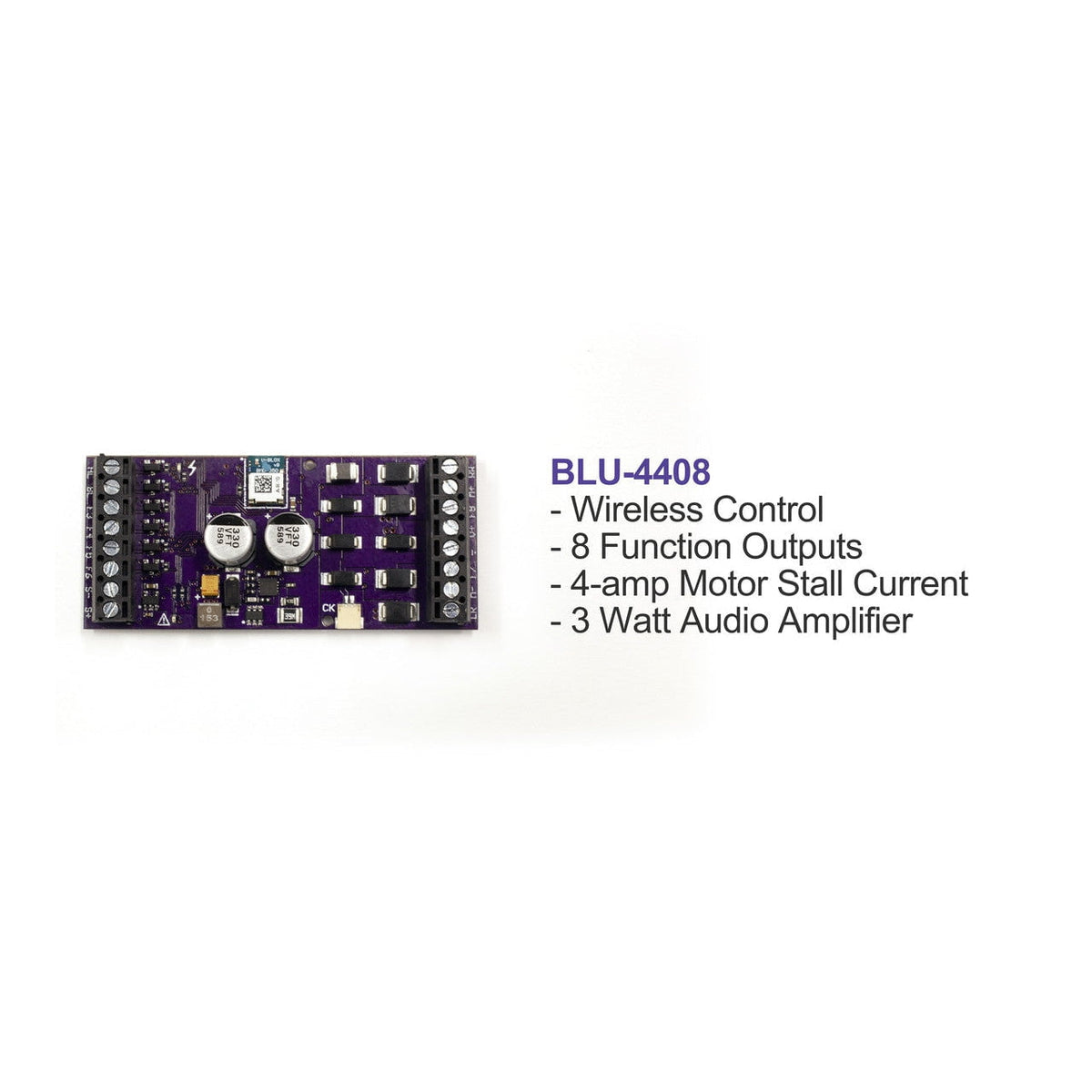 Soundtraxx Soundtraxx Blunami BLU-4408 Steam-2, 8-Function, Universal - 884609