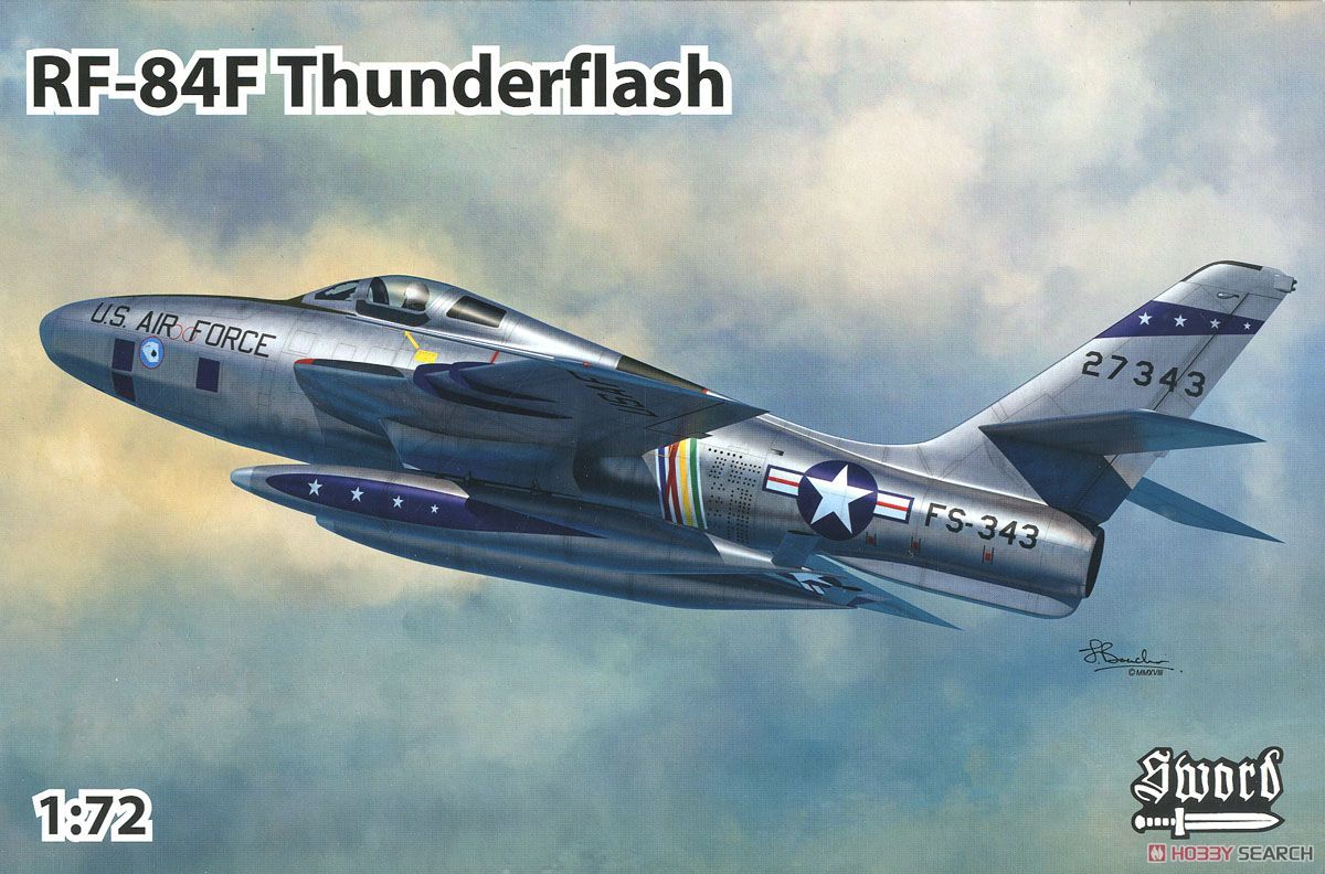 Sword MODEL AIRCRAFT Sword Aircraft 1/72 RF84F Thunderflash Aircraft Kit