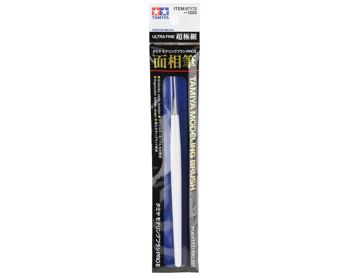 Tamiya 87172 PRO II Pointed Modeling Brush (Ultra-Fine Point)
