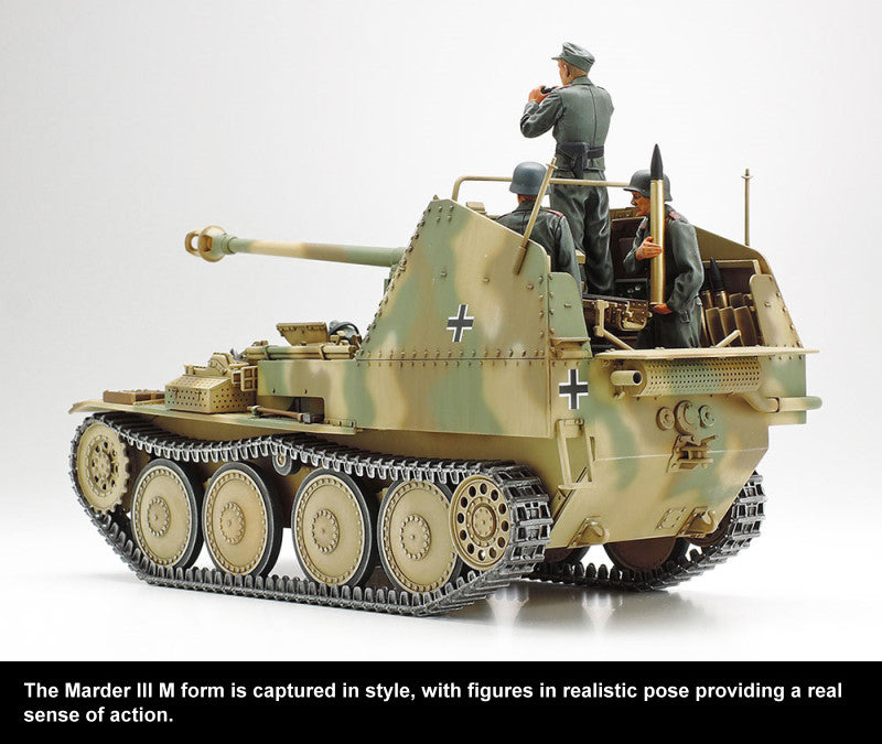 Tamiya MILITARY MODEL Tamiya 1/35 German Marder III M Tank Normandy Front Kit
