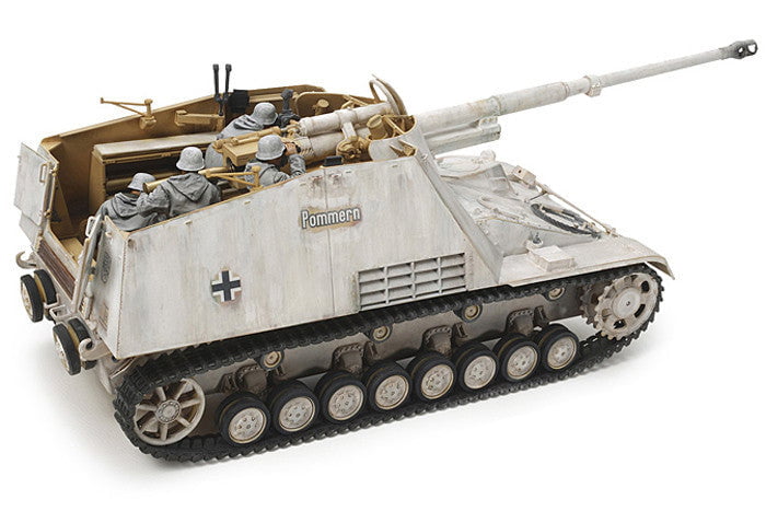 Tamiya MILITARY MODEL Tamiya 1/35 German Nashorn Self-Propelled Heavy Anti-Tank Destroyer w/8.8cm Pak 43/1 Gun Kit