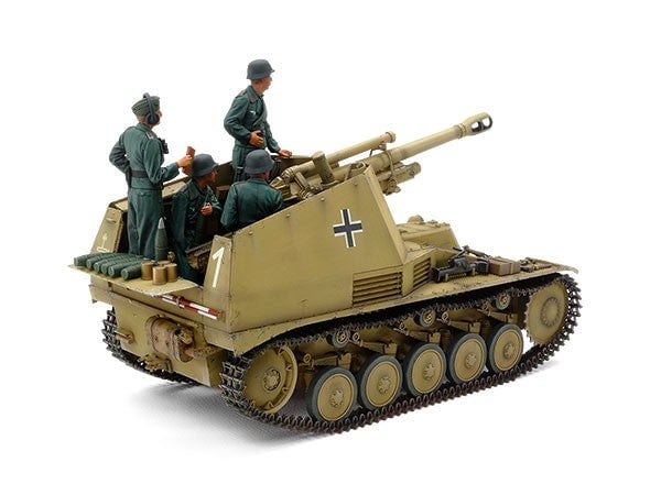 Tamiya MILITARY MODEL Tamiya 1/35 German SdKfz 124 Wespe Self-Propelled Howitzer Tank Italian Front Kit