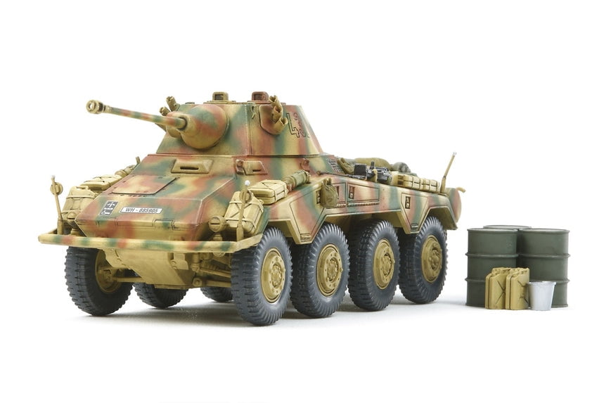 Tamiya MILITARY MODELS Tamiya 1/48 SdKfz 234/2 Puma German Heavy Armored Vehicle Kit