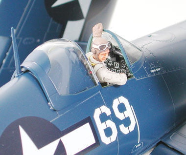 Tamiya MODEL AIRPLANES Tamiya 1/48 F4U1D Corsair w/Moto Tug Kit