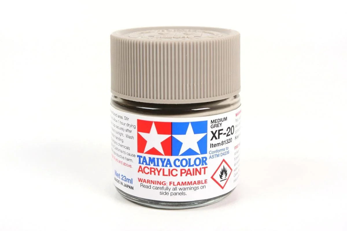 Tamiya Paint Tamiya 81320 XF-20 Medium Gray Acrylic Paint 23ml