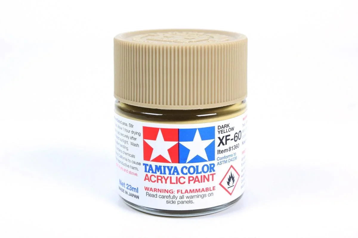 Tamiya Paint Tamiya 81360 XF-60 Dark Yellow Acrylic Paint 23ml