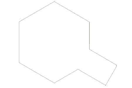 Tamiya Tamiya Hobby Paint Tamiya 81021 X-21 Acrylic Flat Base 23ml