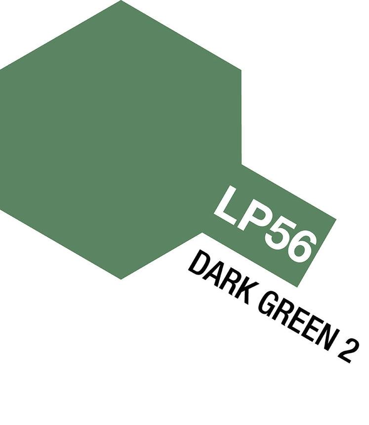 Tamiya Tamiya Hobby Paint Tamiya LP-56 Lacquer Dark Green 2 10ml