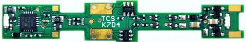 TCS TCS Train Control Systems / K7D4 4-Function Drop-In- Fits Kato Siemens ACS-64 and EMD SDP40F (SCALE=N) Part # 745-1673