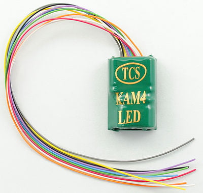 TCS TCS Train Control Systems / KAM4LED Decoder KA Wire LED (SCALE=ALL) Part # 745-1479