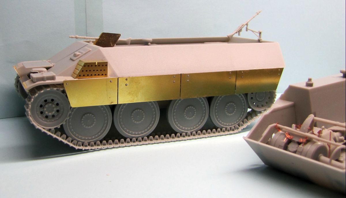 Thunder Model MILITARY MODEL Thunder Models 1/35 WWII German Katzchen Armored Personnel Carrier (New Tool) Kit