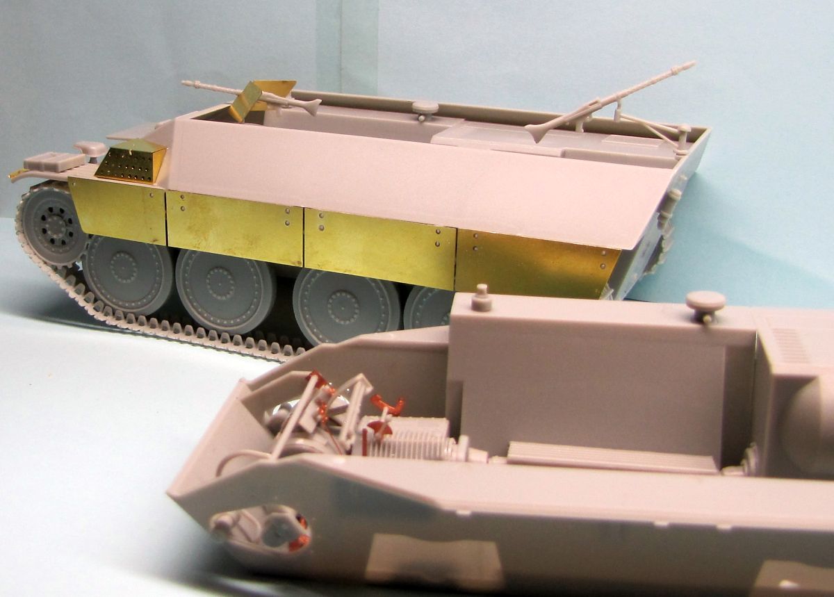 Thunder Model MILITARY MODEL Thunder Models 1/35 WWII German Katzchen Armored Personnel Carrier (New Tool) Kit