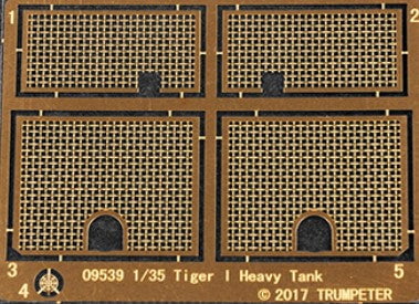 Trumpeter MILITARY MODEL Trumpeter 1/35 PzKpfw VI Ausf E SdKfz 181 Tiger I Tank Late Production w/Zimmerit (New Tool) Kit