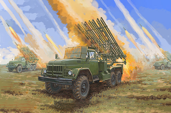 Trumpeter MILITARY MODEL Trumpeter 1/35 Soviet 2B7R Multiple Rocket Launcher BM13 NMM (New Tool) Kit
